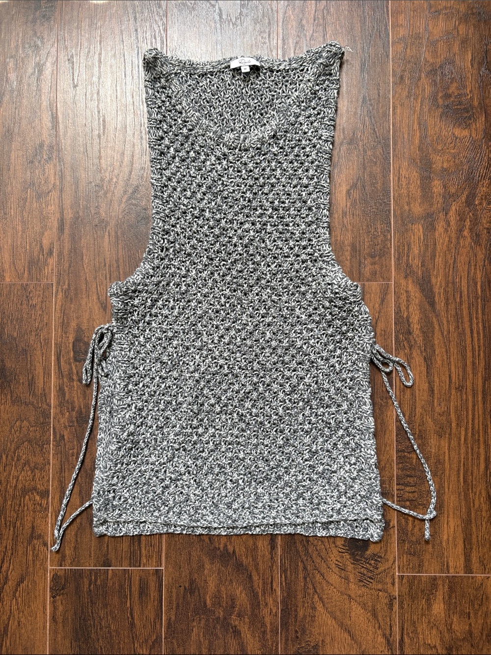 NWOT Rails Open Knit Sleeveless Side-Tie Sweater, Size Medium